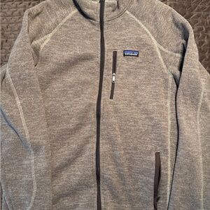 Patagonia Men’s Gray Full-Zip Fleece Jacket